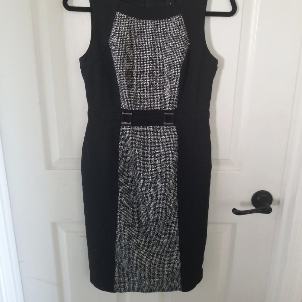 COPY - White House Black Market Sheath Colorblock Dress 4